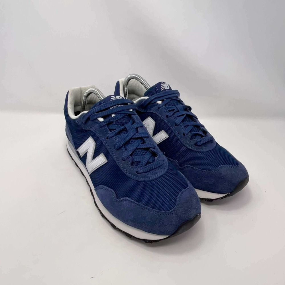 New Balance 515 V3 Navy Blue Suede Mesh Sneakers Men's 9.5 4E Wide ML515NVY
